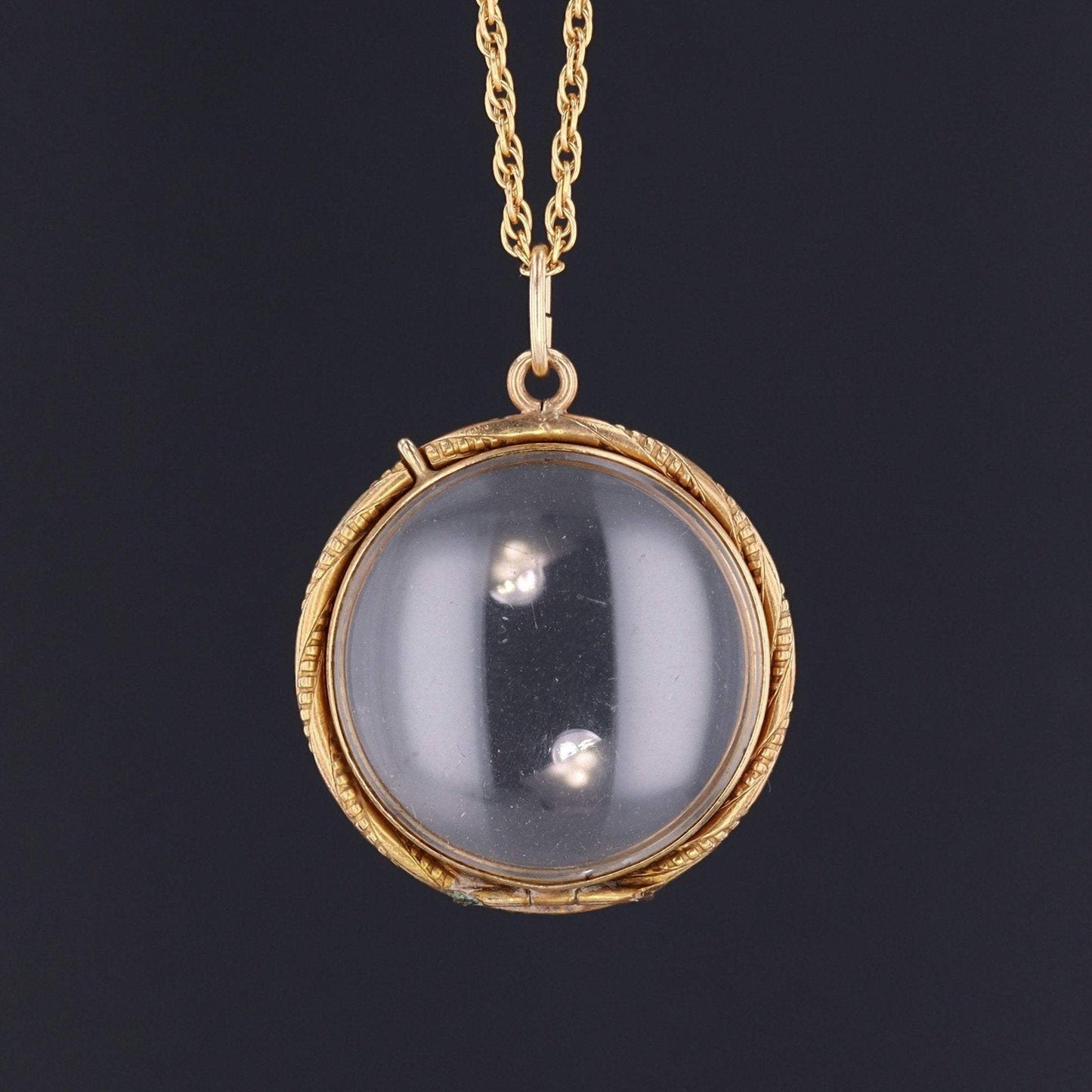 Antique Glass Locket | Antique Locket