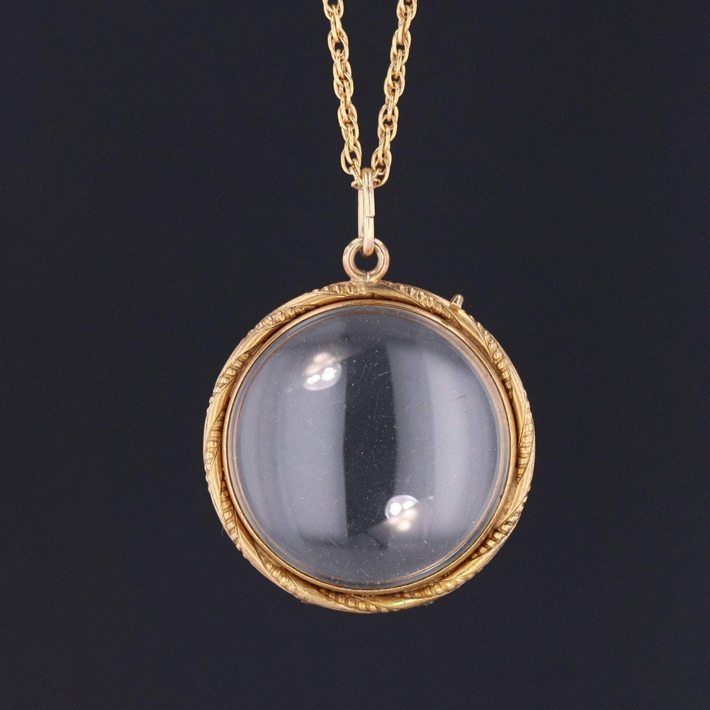 Antique Glass Locket | Antique Locket