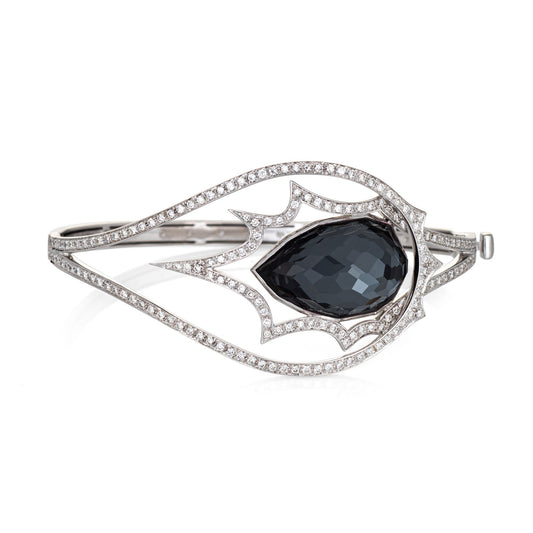 Stephen Webster Diamond Cuff Bracelet Murder She Wrote 18 Karat Gold Estate