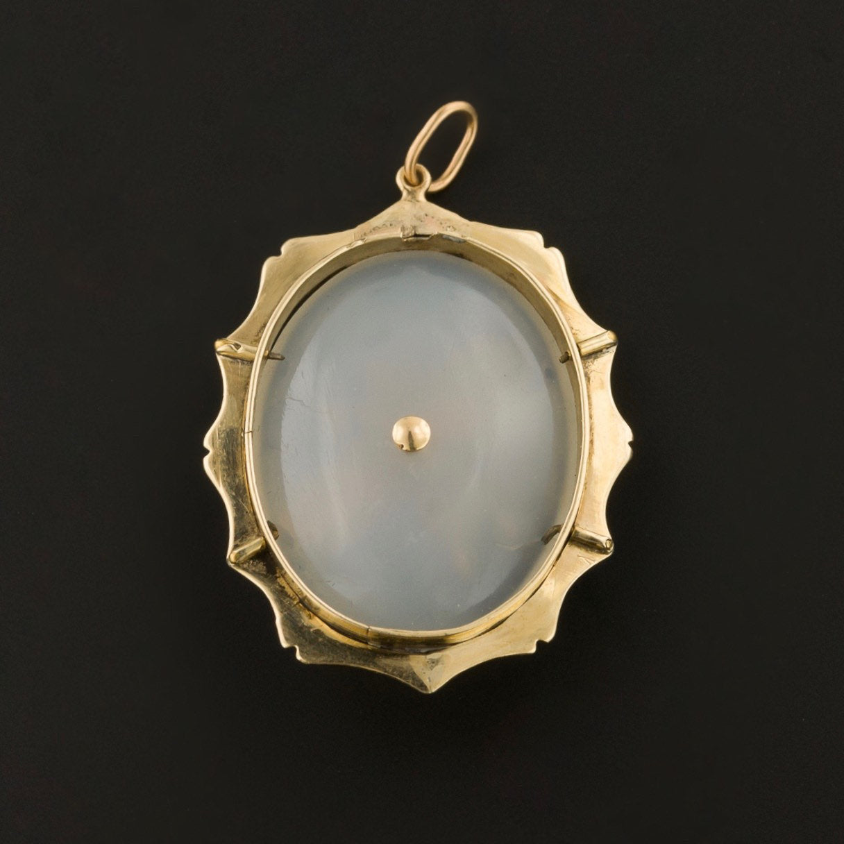 Antique Gemstone Insect Pendant | 14k Gold & Fly Pendant