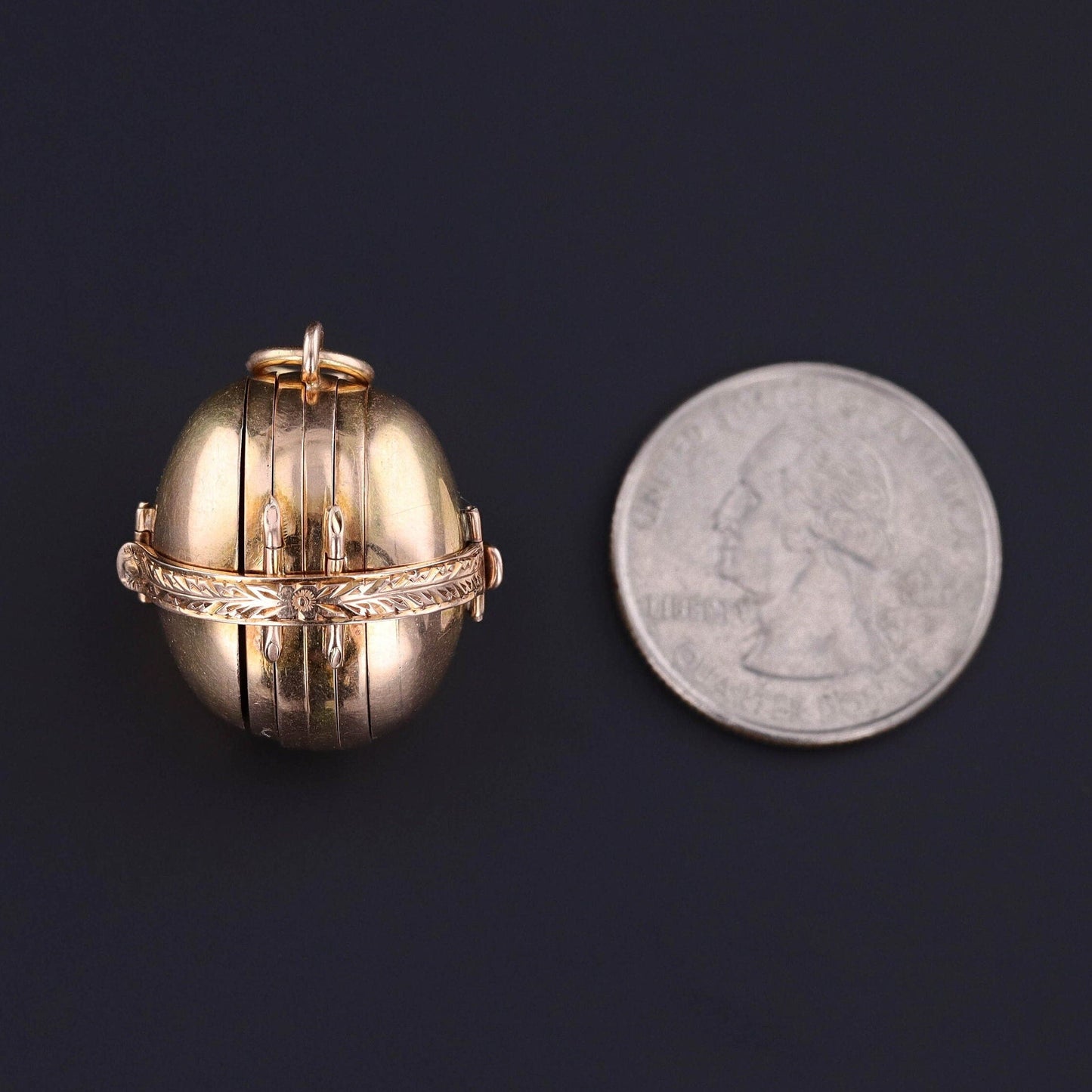 Antique Folding Locket of 14k Gold